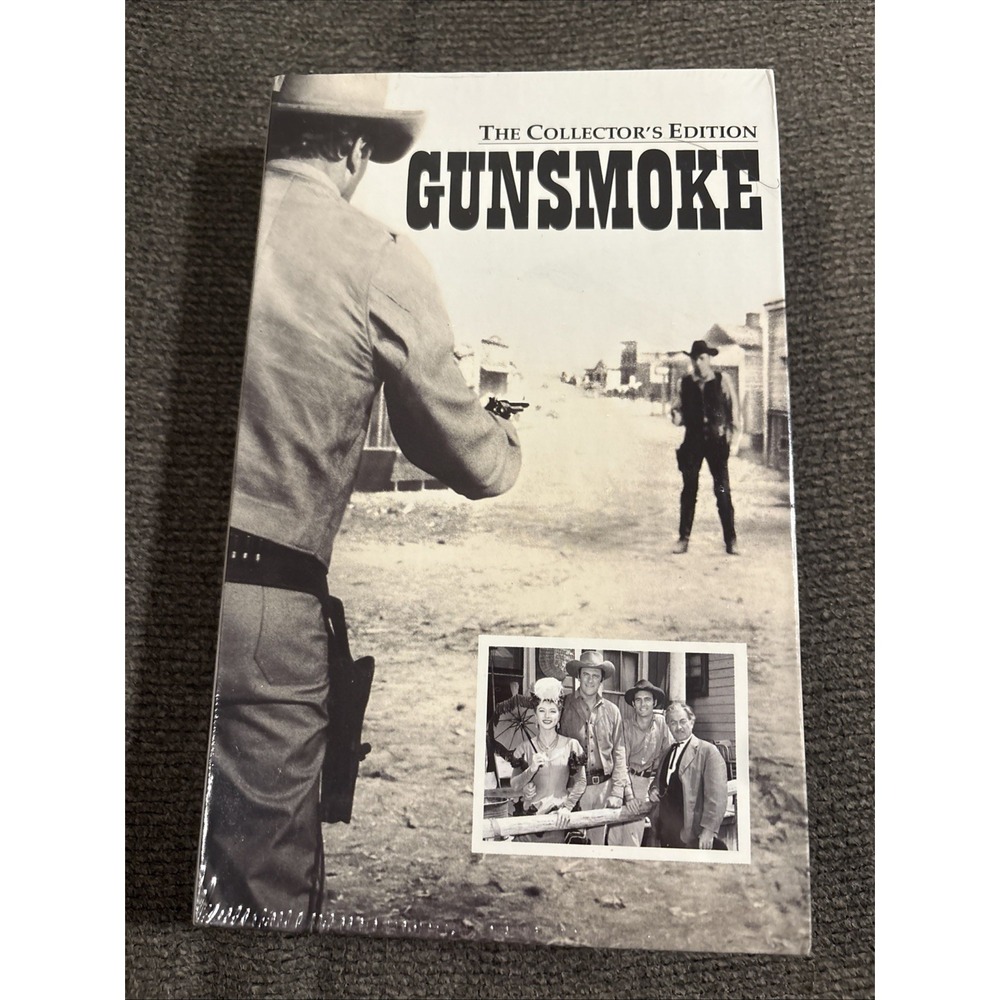 Gunsmoke Collector Edition 1989 Sealed Complete Rare VHS Wreckers Bakers Dozen.